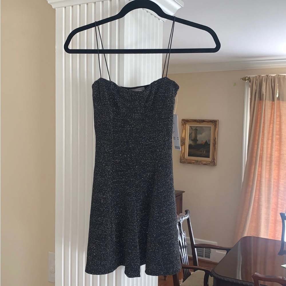 Black sparkly Romper from Urban Outfitters